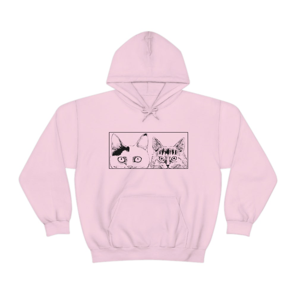 Unisex Manga Cats Hoodie: Creepy Witch Style - Image 2