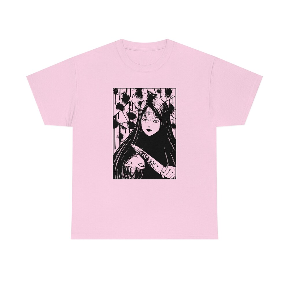Horror Manga T-Shirt: Creepy Gothic Anime Witch