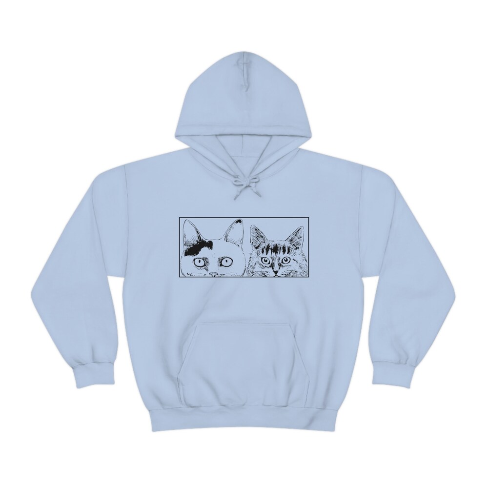 Unisex Manga Cats Hoodie: Creepy Witch Style - Image 3