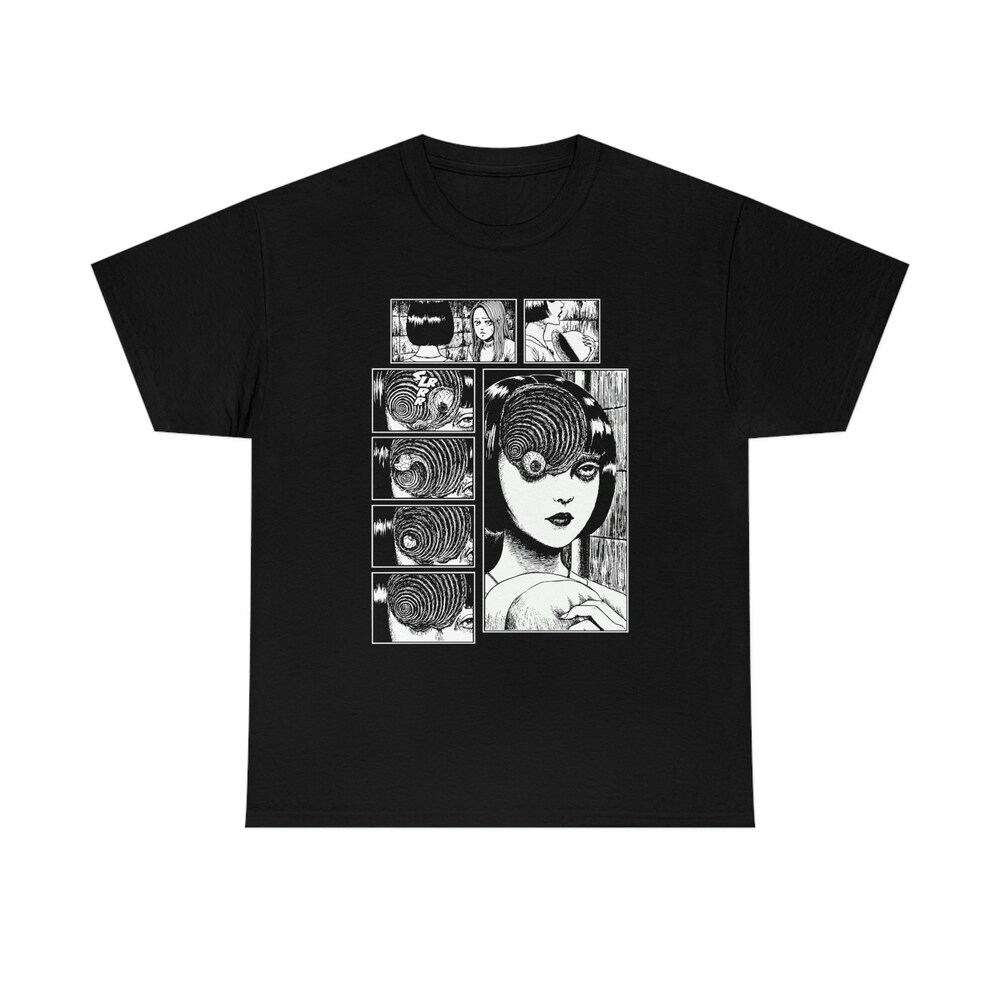 Horror Manga Girl T-Shirt: Dark Anime Gothic Tee - Image 2