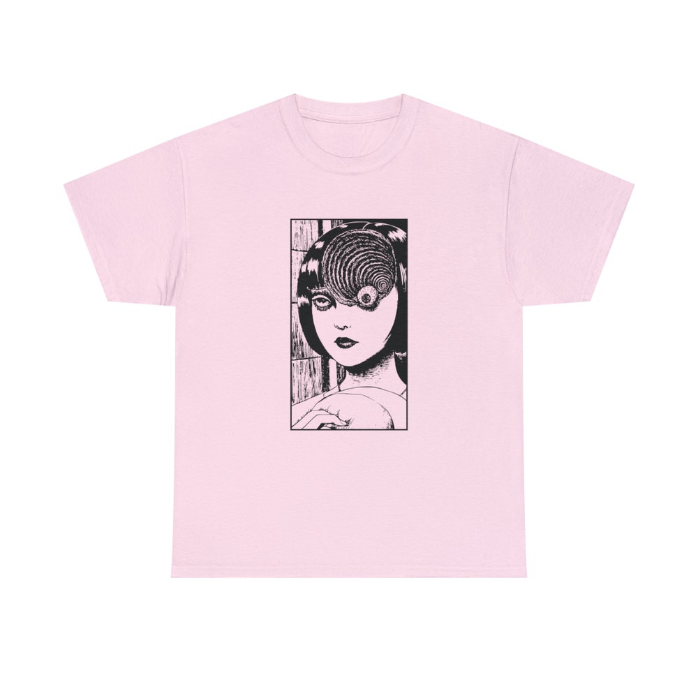 Horror Manga Girl T-Shirt: Creepy Anime Witch Tee