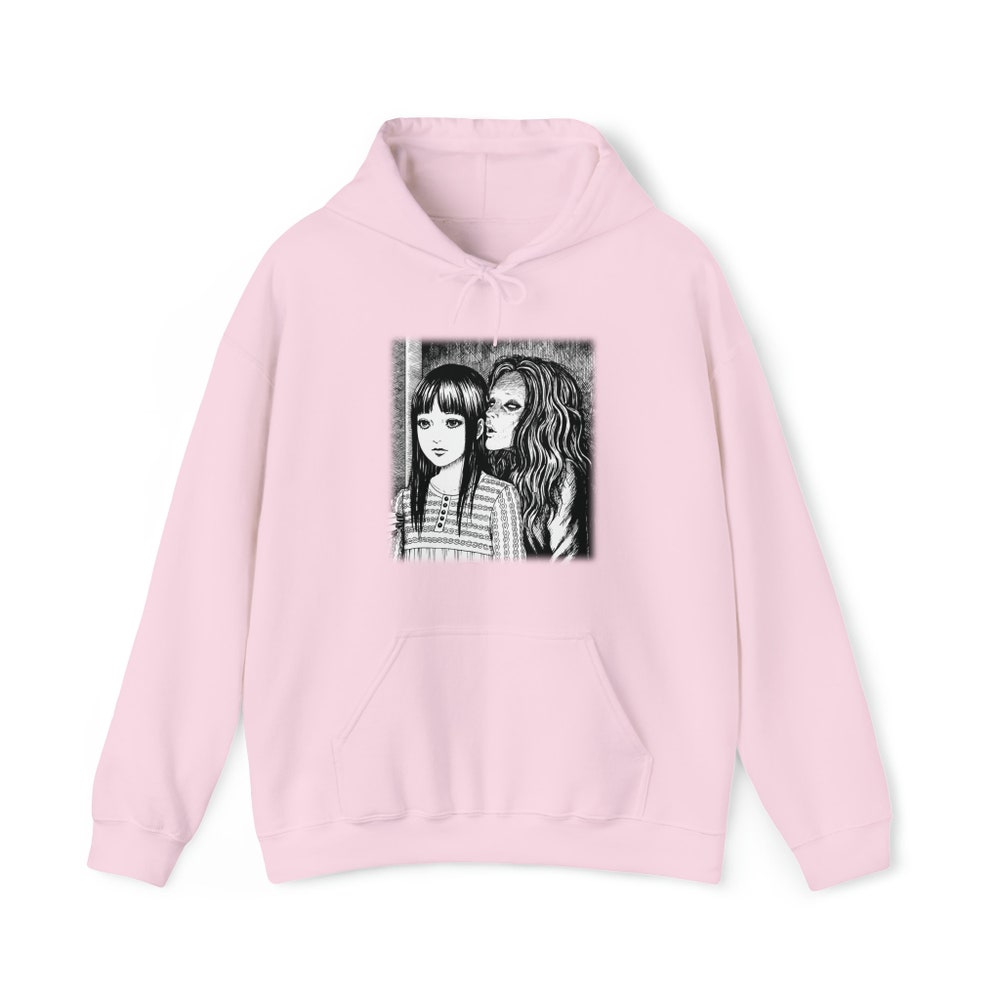 Creepy Manga Girl Hoodie: Gothic Horror Witch - Image 2