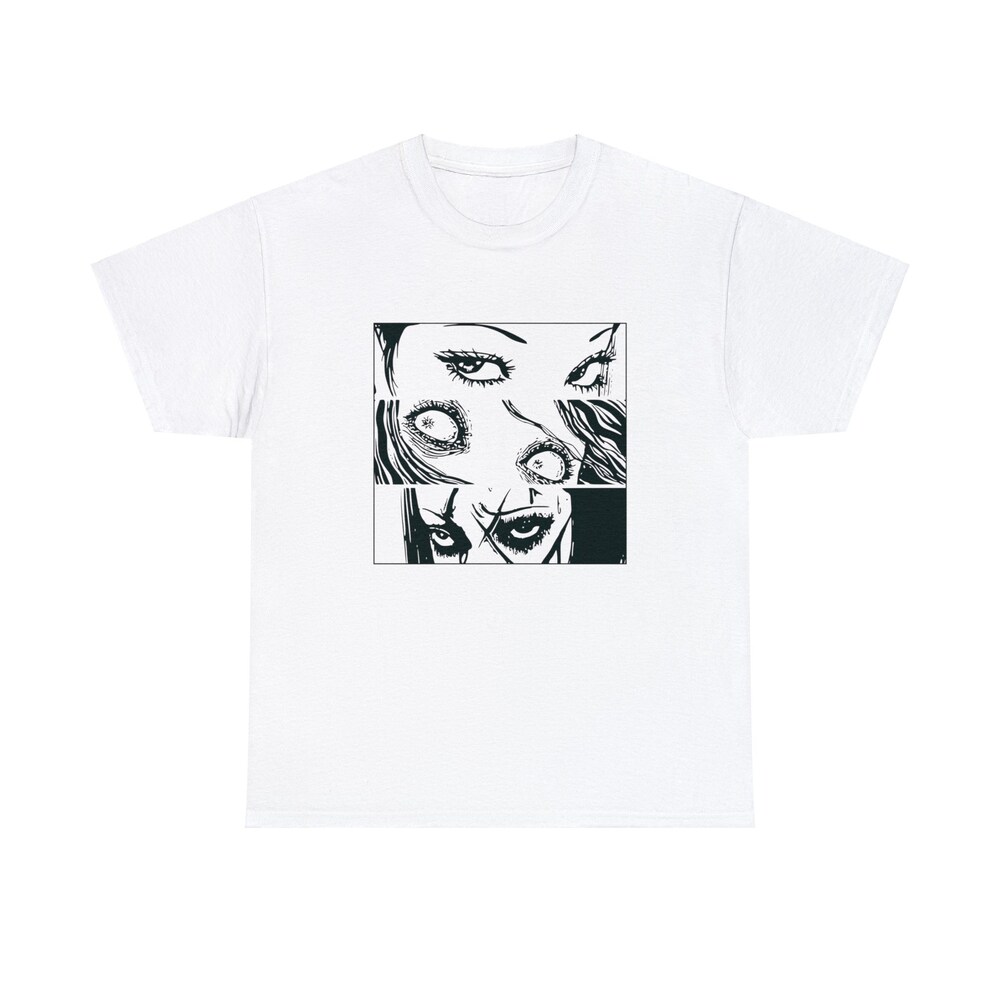 Horror Manga Creepy Girls Eyes T-Shirt