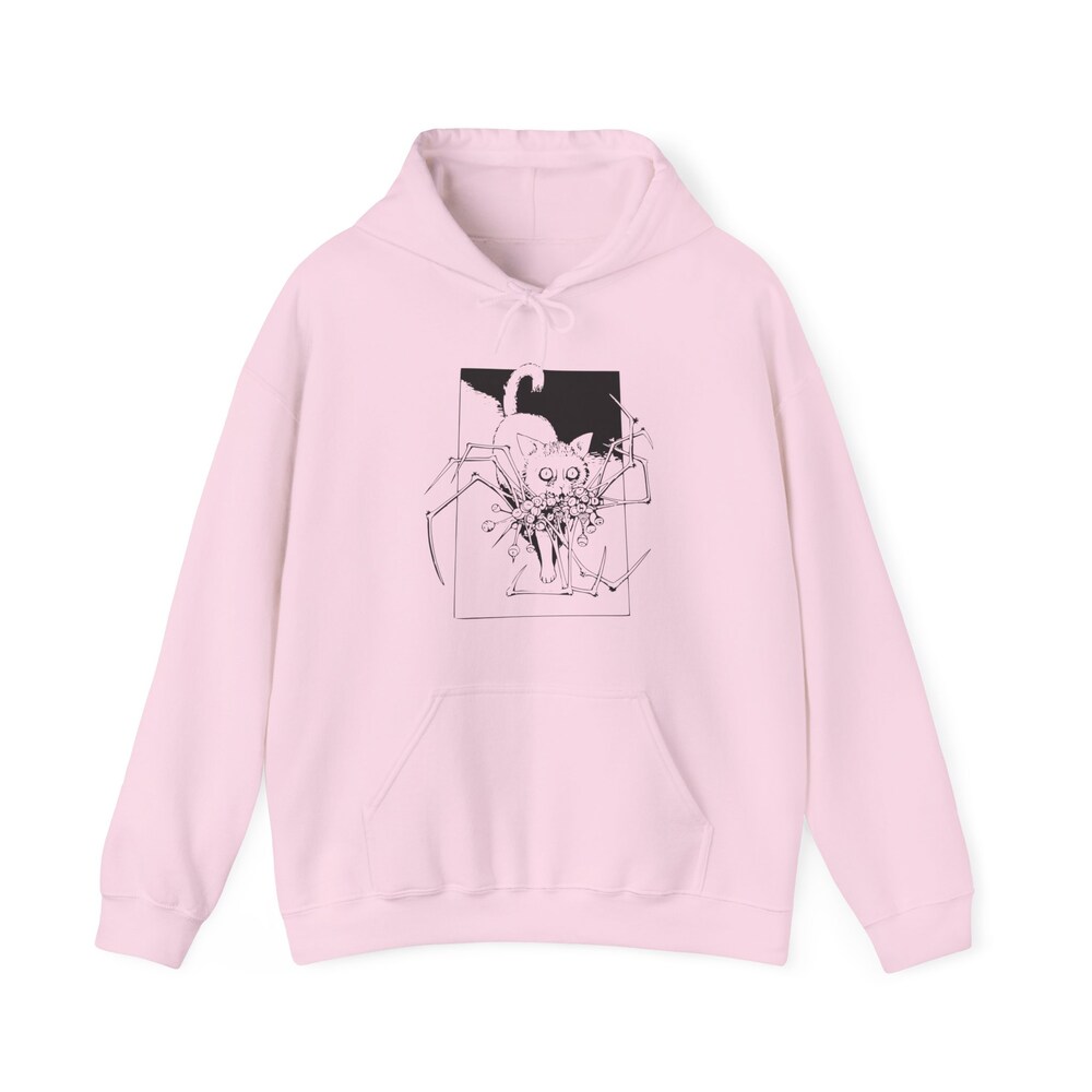 Junji Ito Horror Manga Hoodie: Unisex Gothic Manga Cat Diary