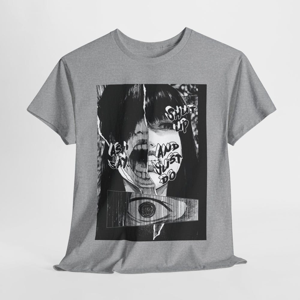 Hot Junji Ito Uzumaki Horror T-Shirt - Image 3