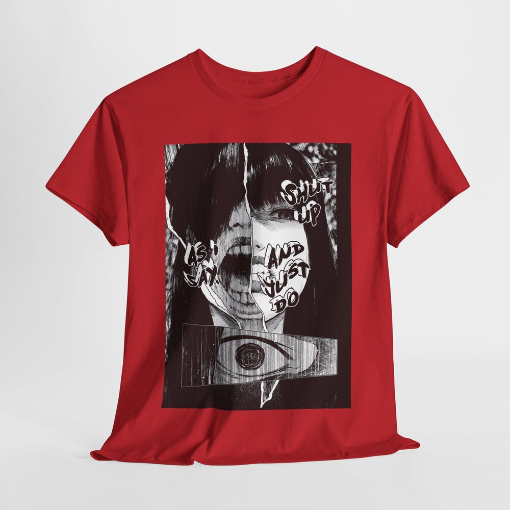 Hot Junji Ito Uzumaki Horror T-Shirt - Image 4