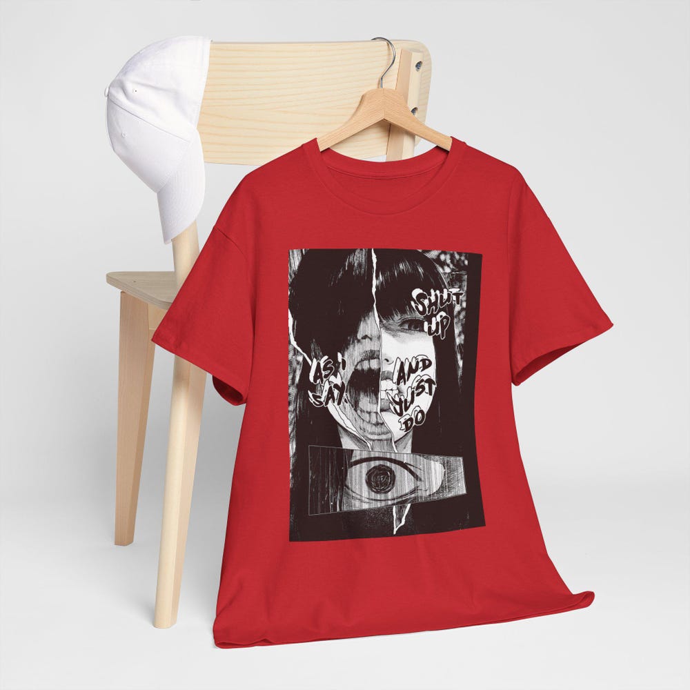 Hot Junji Ito Uzumaki Horror T-Shirt - Image 8