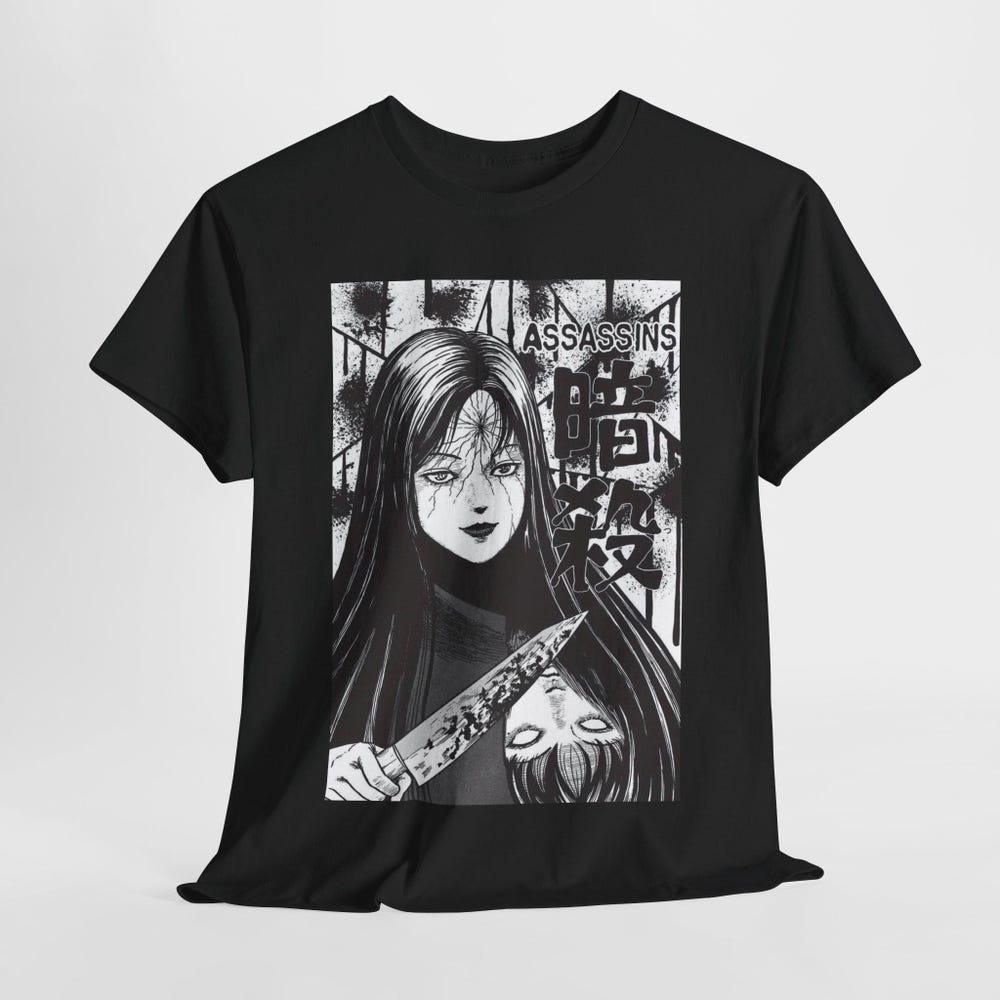 Junji Ito 6 Assassins Horror T-Shirt