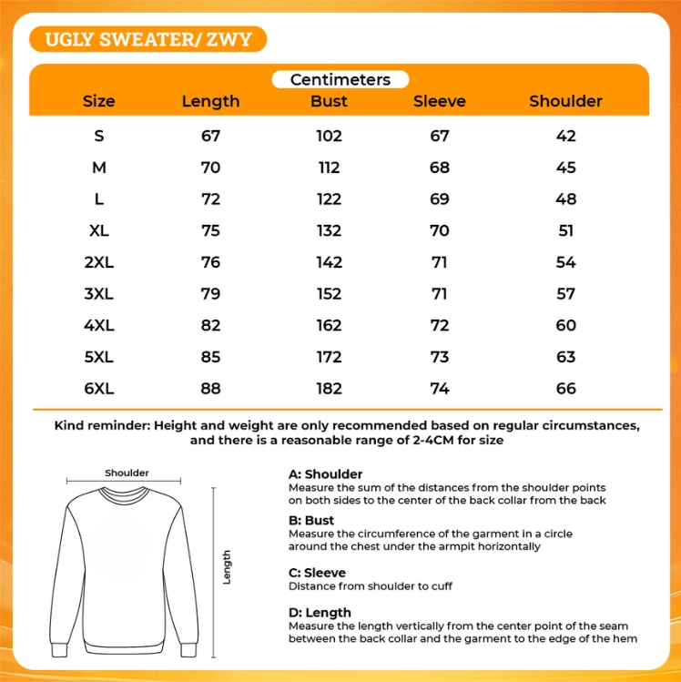 3D UGLY SWEATER - Uzumaki Merch