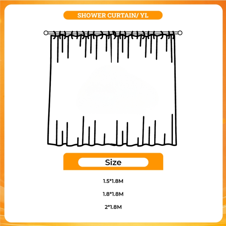 3D shower curtain - Uzumaki Merch